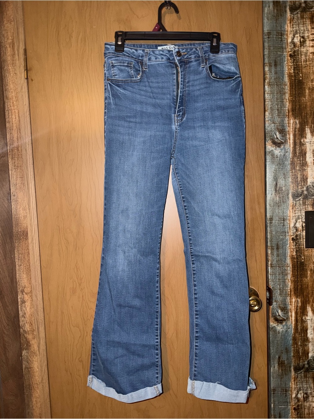 Wax Jean Women's Light Blue Flare Jeans